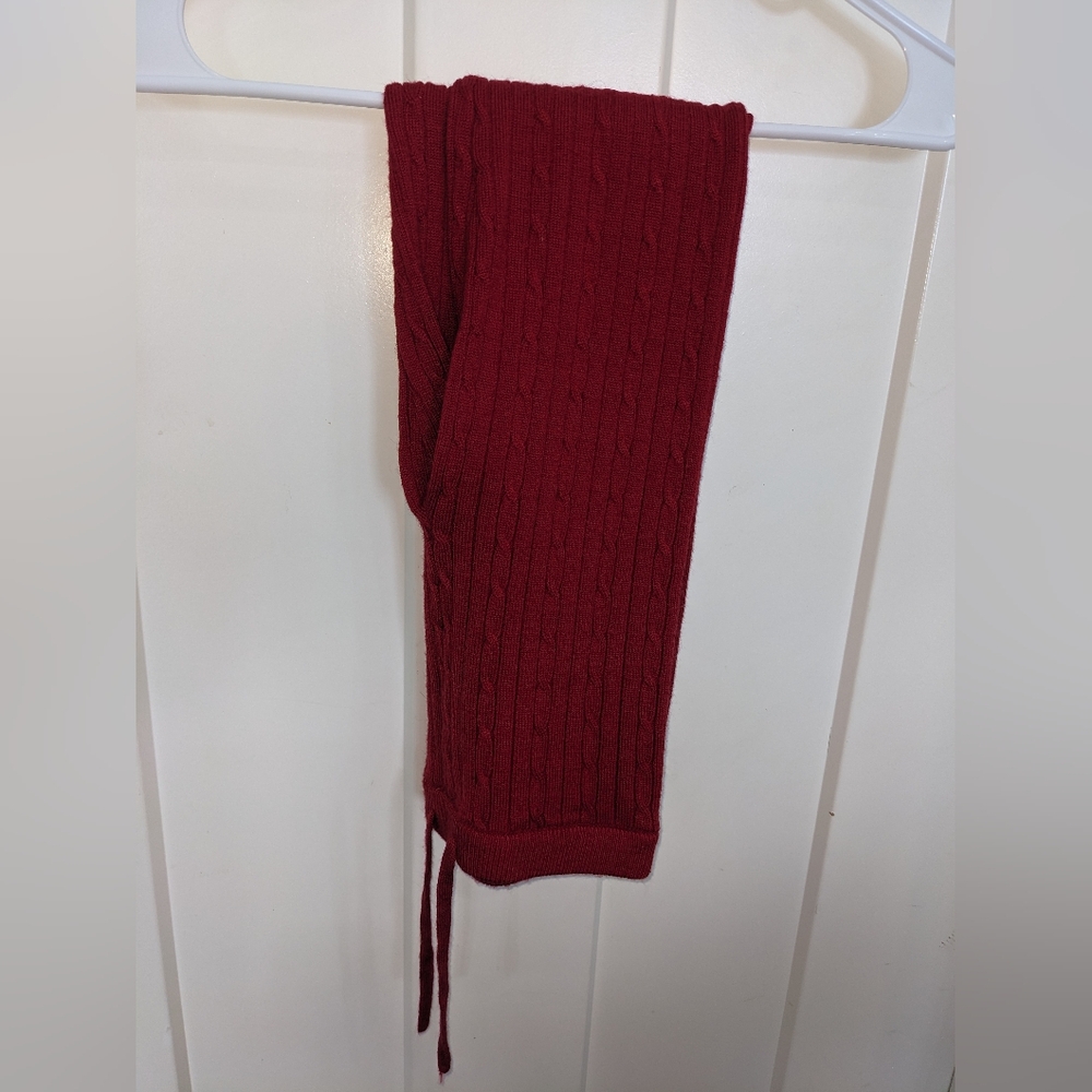 Well Dressed Wolf Red Knit, Sweater Leggings